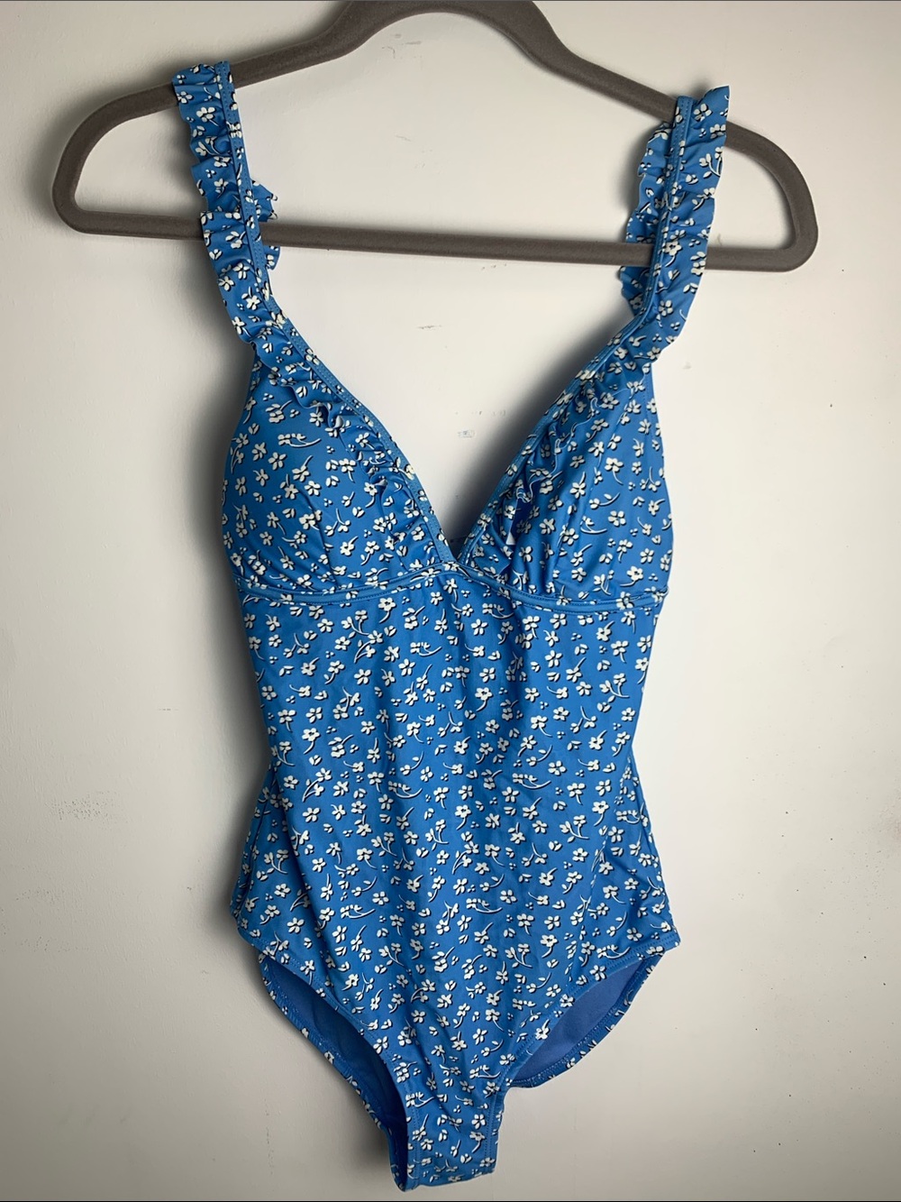 Accessorize Blue Floral One-Piece Swimsuit